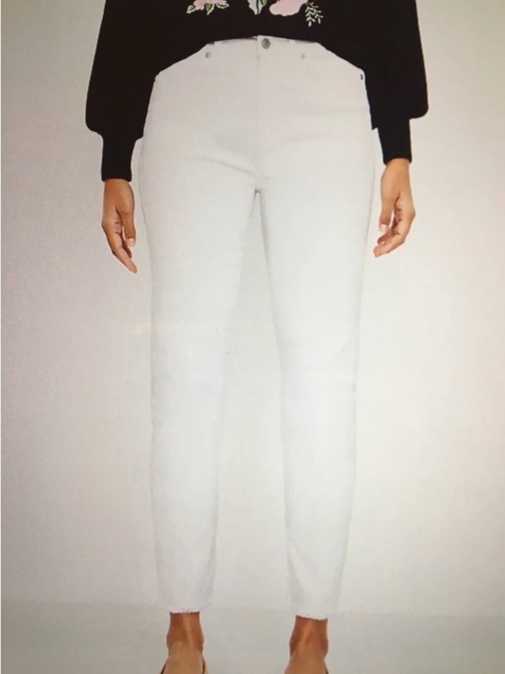 Loft White Curvy Skinny Stretch Jeans‎ Women’s Size 31/12